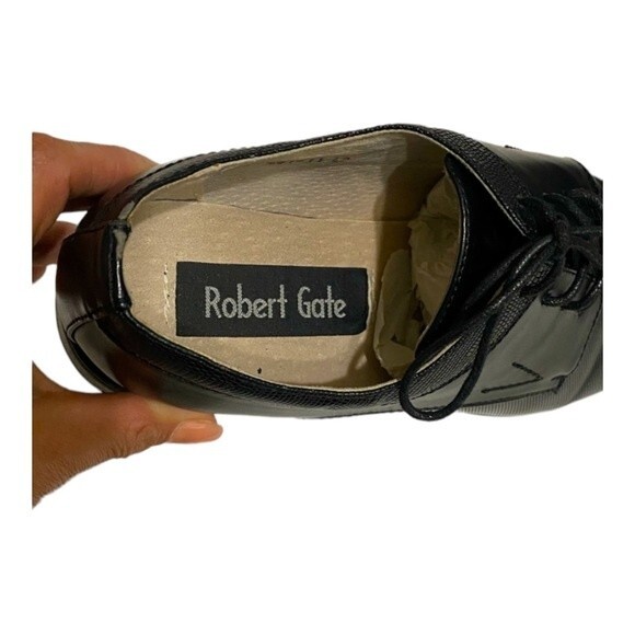Robert Gate Men’s Leather Oxford Shoes Size 9 - Picture 7 of 8